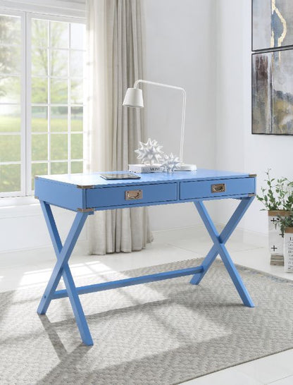 ACME Amenia Writing Desk, Blue Finish 93000