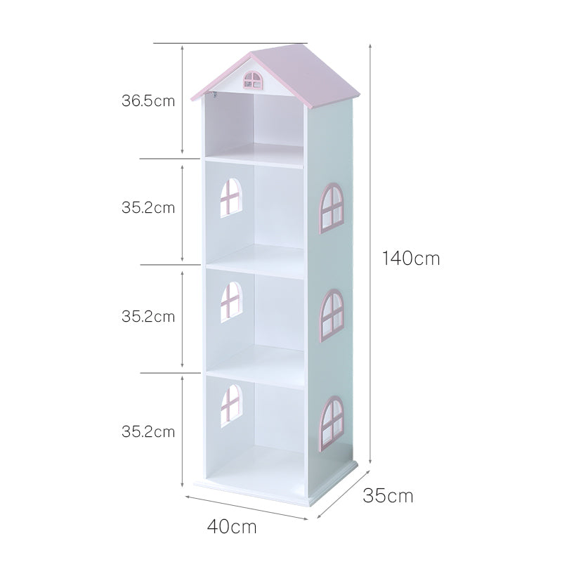 Kids Funnel Manhattan Pink Dollhouse Bookcase