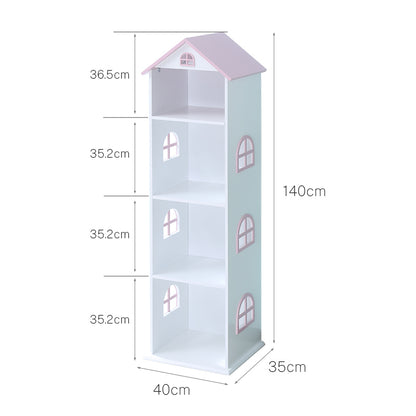 Kids Funnel Manhattan Pink Dollhouse Bookcase