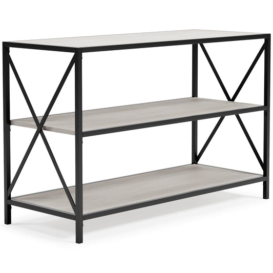 Ashley Bayflynn White+Black Casual Bookcase H288-60