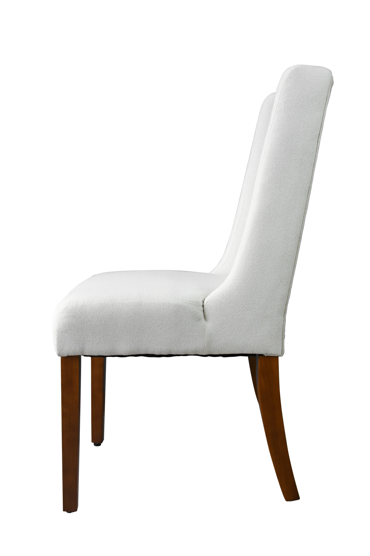 Tufted Parsons Chair  (Set of 2), beige white