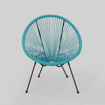 Sale Furniture Alexis Outdoor Woven Chair Teal+Black (Set of 2)