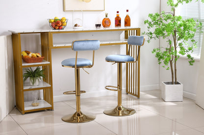 Bar Stools with Back and Footrest Counter Height Dining Chairs  2pcs/ctn