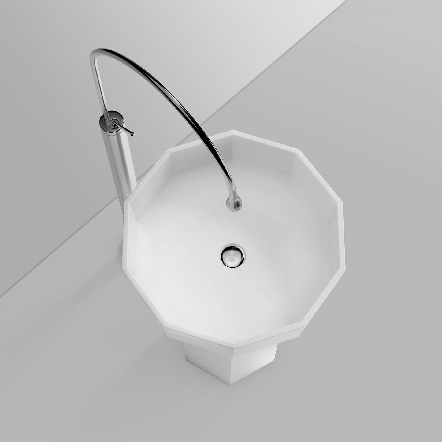 FS515-480 Solid surface basin