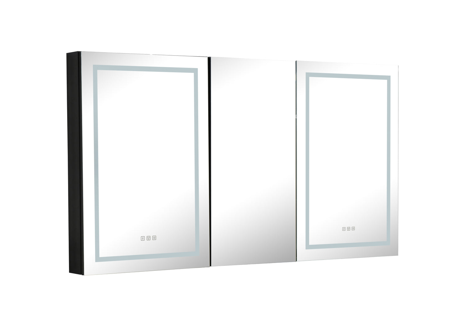 18 in. W x 36 in. H Single Door Recessed or Surface Mount Medicine Cabinet in