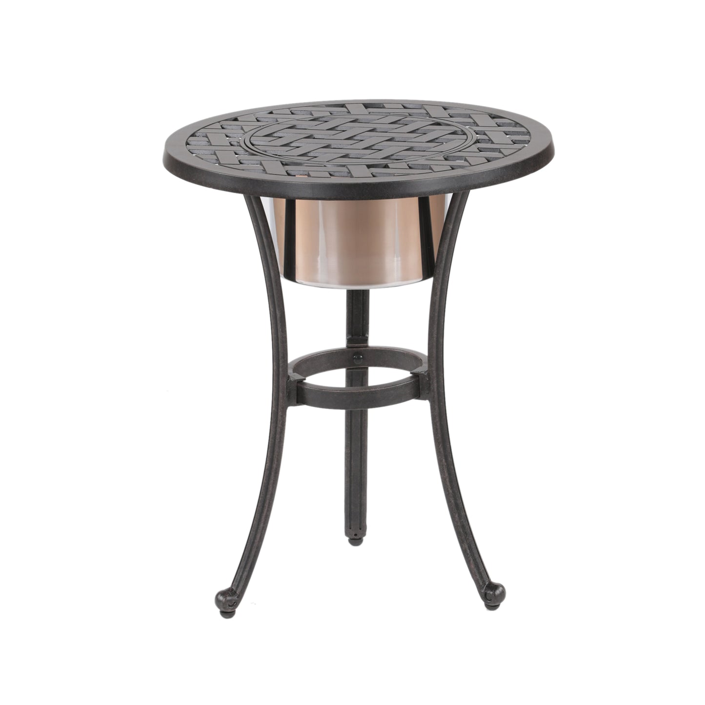 21" Round Aluminum Bistro Table