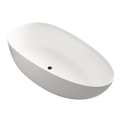 1800mm solid surface stone soaking tub Bathroom freestanding bathtub for adult