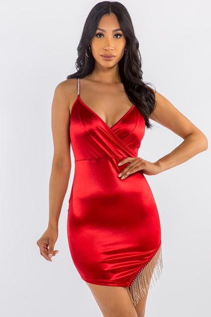 PARTY DRESS satin