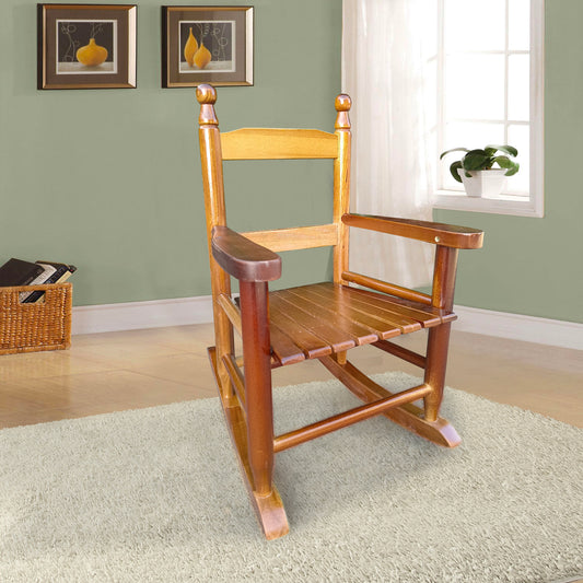 Children\\\'s  rocking oak chair- Indoor or Outdoor -Suitable for kids-Durable