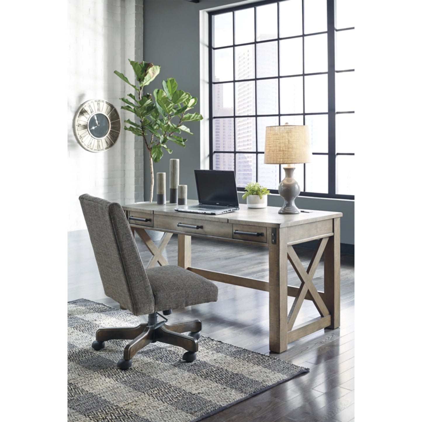 Ashley Aldwin Casual Home Office Lift Top Desk H837-54