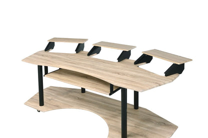 ACME Eleazar Computer Desk, Natural Oak 92897