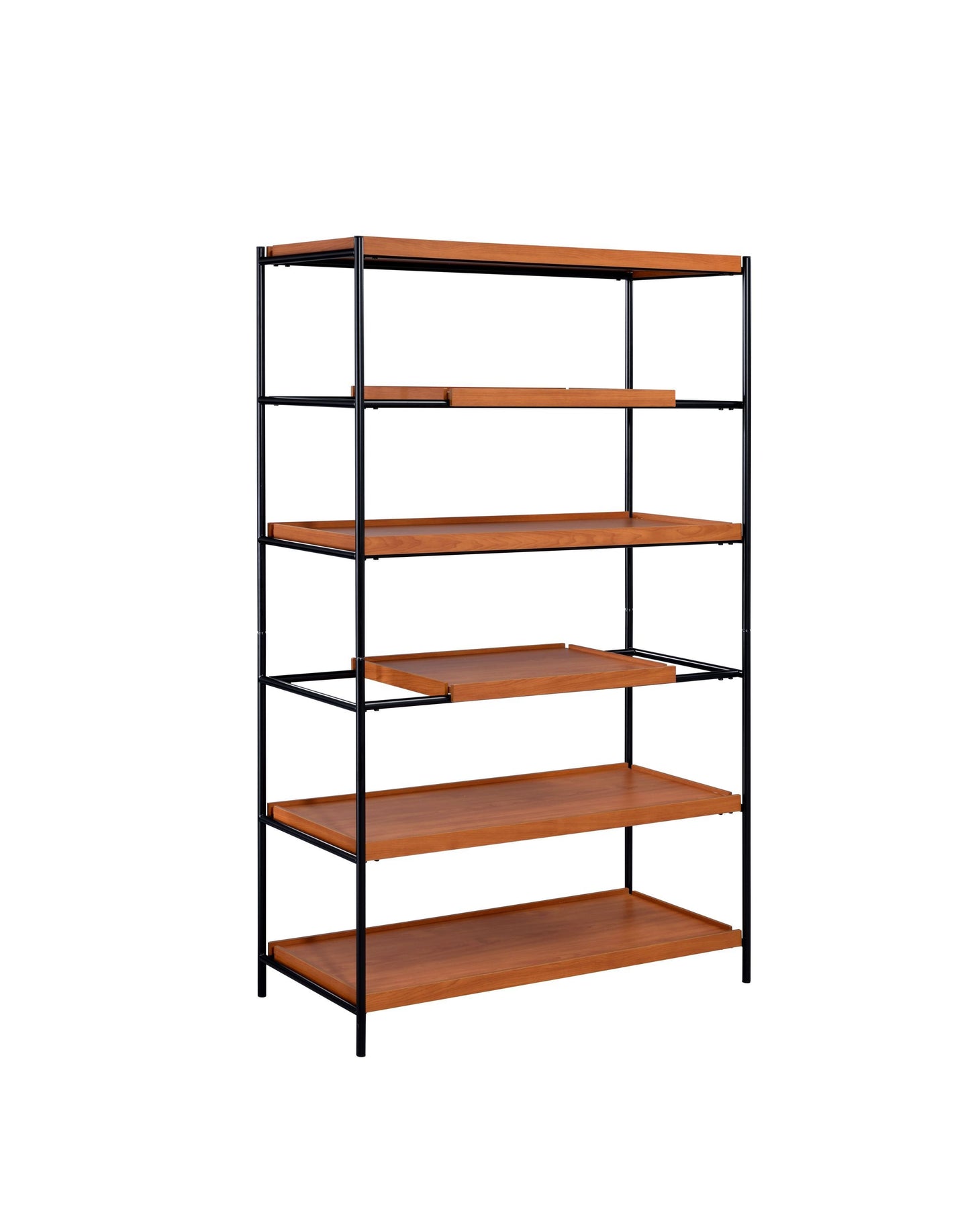 ACME Oaken Bookshelf, Honey Oak & Black 92677