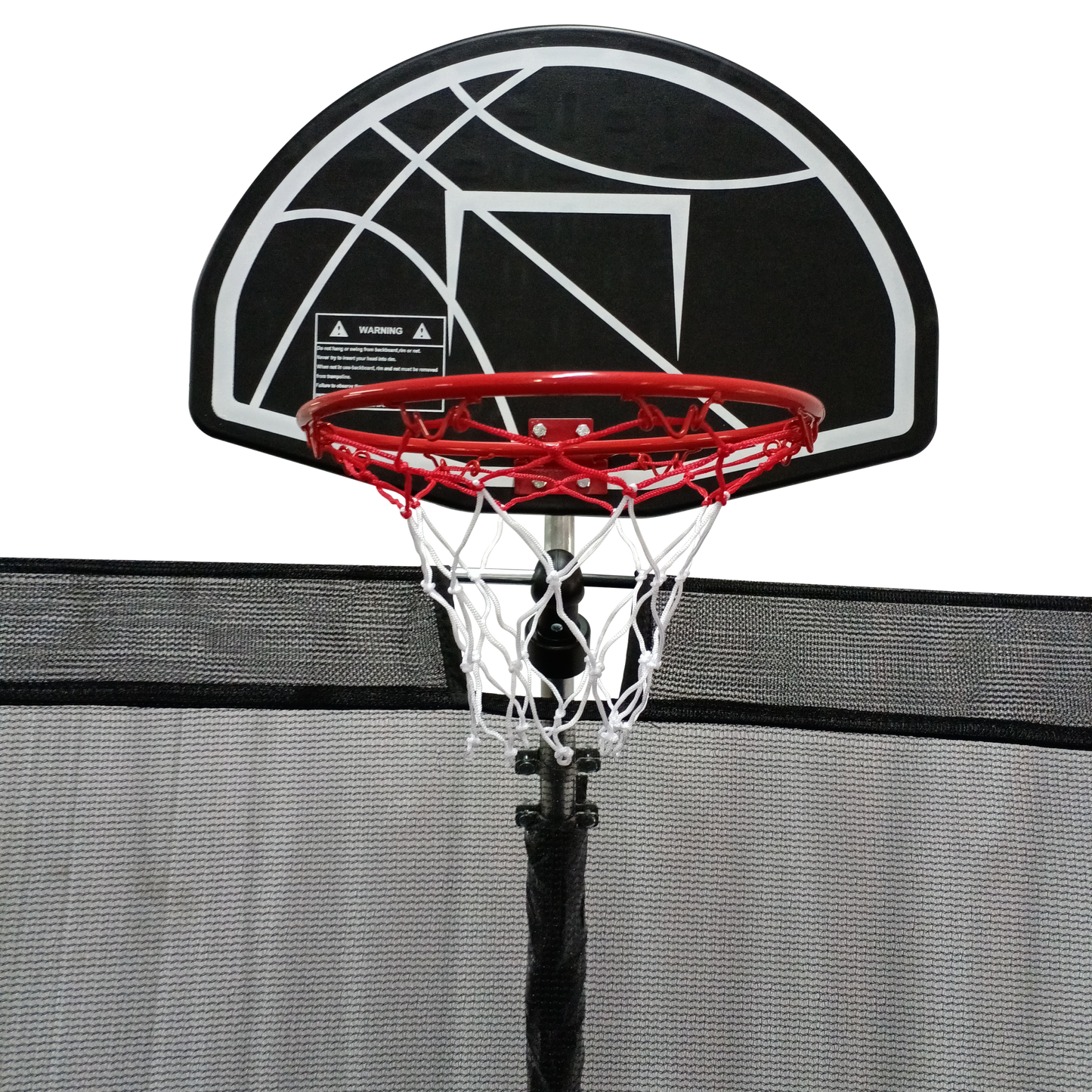 16FT Trampoline with Basketball Hoop - Recreational Trampolines with Ladder ,Shoe Bag and Galvanized Anti-Rust Coating