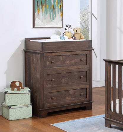 Grayson 3 Drawer Dresser Rustic Barnwood