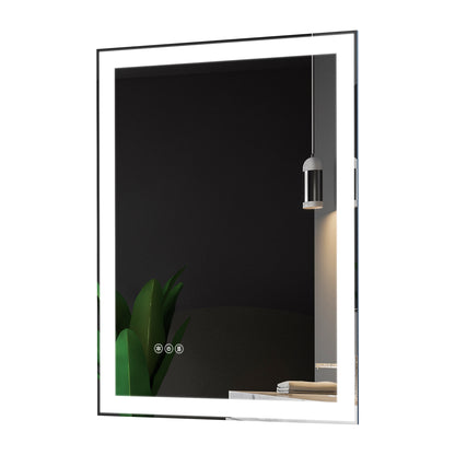 2432 Bathroom LED mirror Anti- fog mirror with button