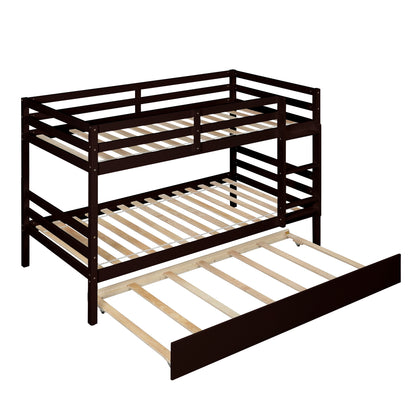 TWIN BUNKBED WITH TWIN TRUNDLE