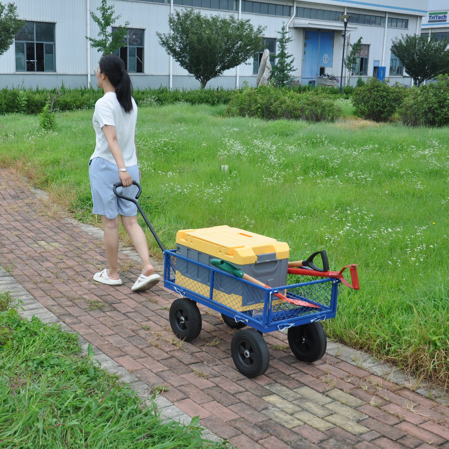 Tools cart Wagon Cart Garden cart trucks make it easier to transport firewood