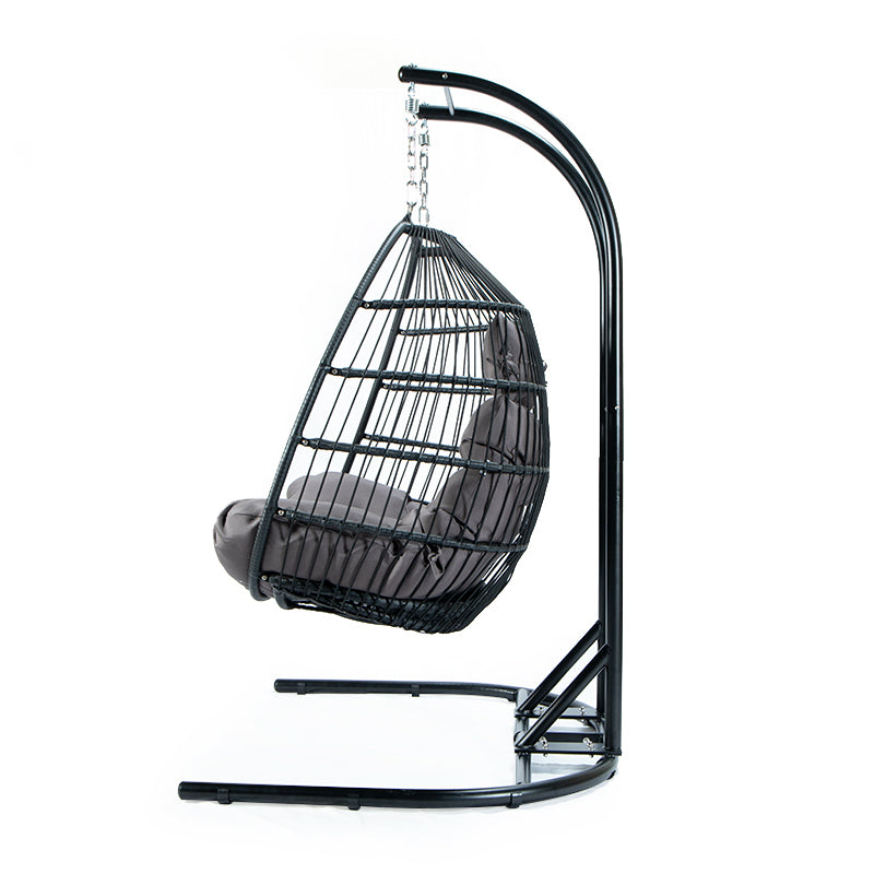 FOLDING DOUBLE SWING CHAIR w/CUSHION