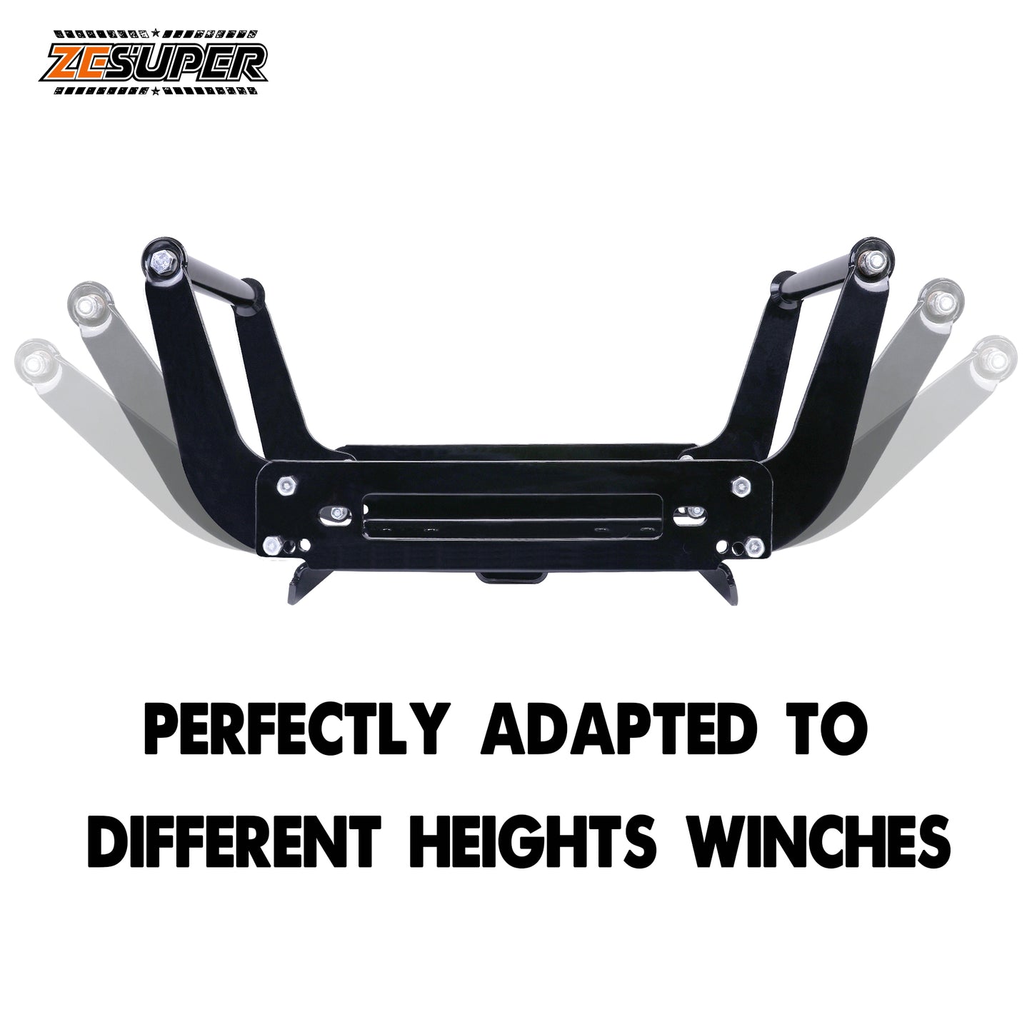 ZE Winch Cradle Mounting Bracket Mount Plate For Truck 4WD Trailer ATV