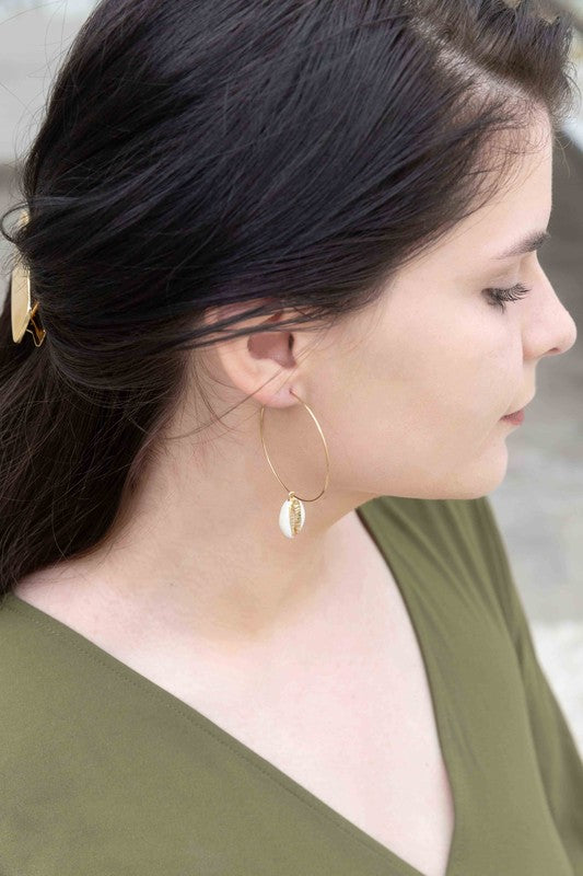 By the Shore Hoop Earrings - 14K