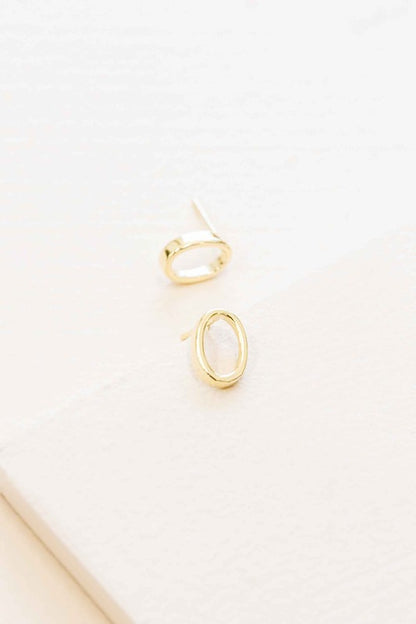 Oval Outline Earrings