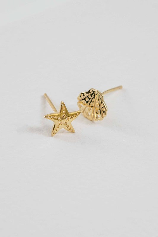 Ocean Breeze Stud Earrings