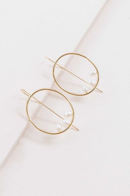 Right on Time Hook Earrings - 14K