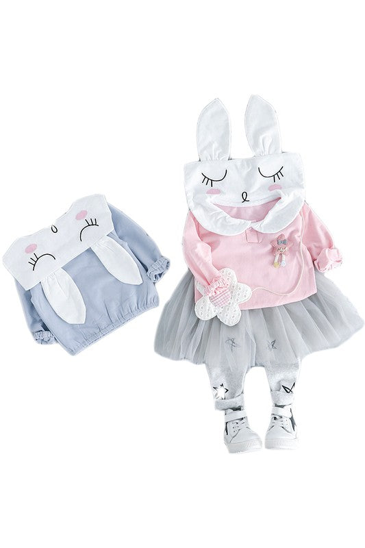 Two Piece Rabbit Collar Set