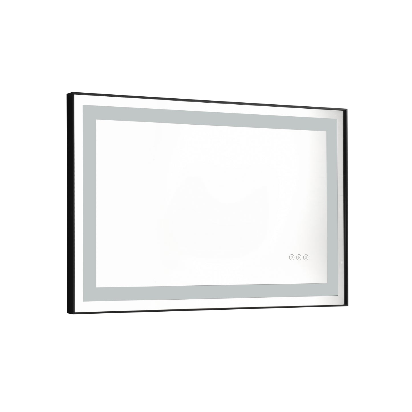 LED Lighted Bathroom Wall Mounted Mirror with High Lumen+Anti-Fog Separately Control