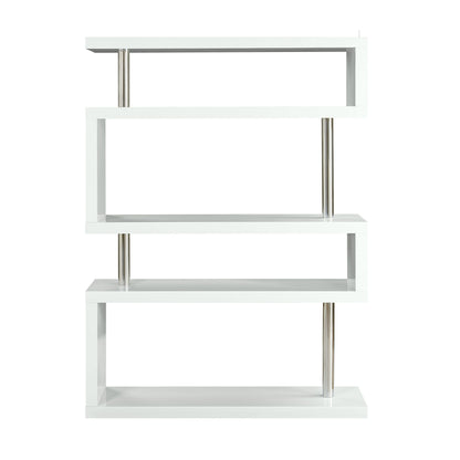 ACME Buck II Bookcase in White Finish OF00273