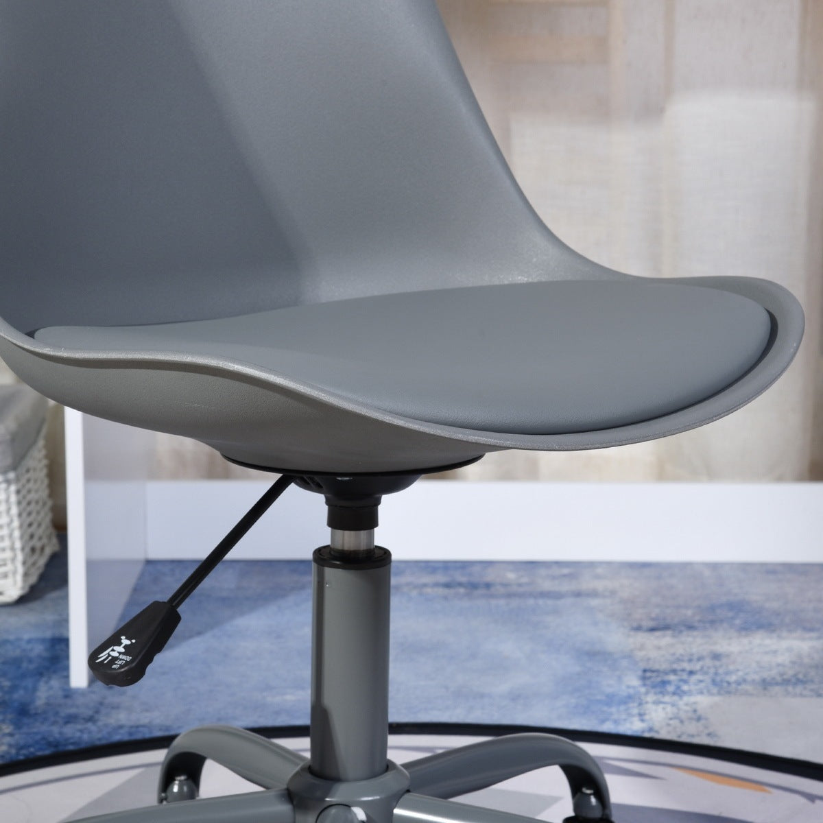 Modern PP Office Task Chair, grey