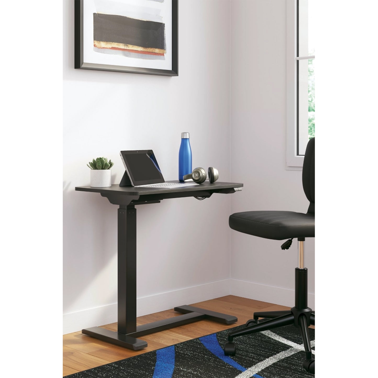 Ashley Contemporary Lynxtyn Adjustable Height Home Office Side Desk H400-112