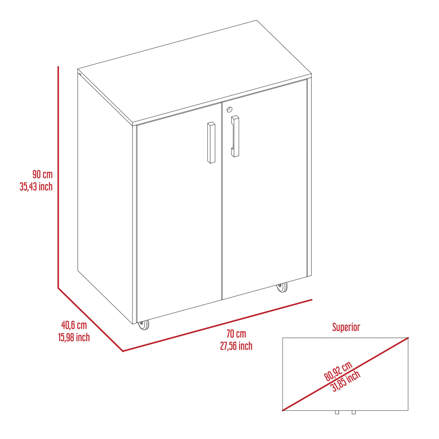 Southrock Rectangle Storage Cabinet Base Black Wengue