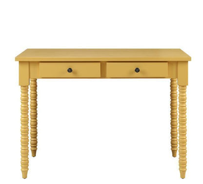 ACME Altmar Writing Desk, Yellow Finish 93013