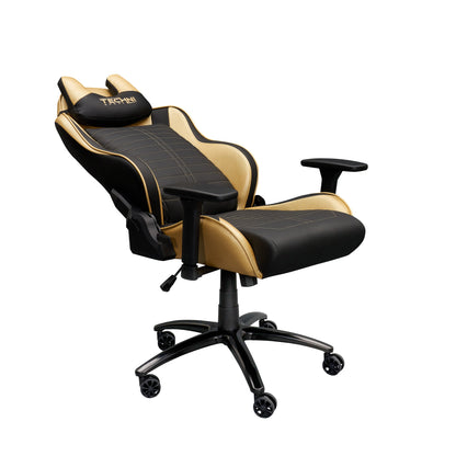 Techni Sport Ergonomic Racing Style Gaming  Chair - Golden