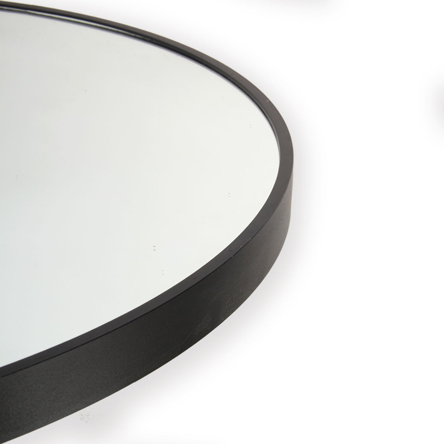 32" Wall Circle Mirror Large Round Black Farmhouse Circular Mirror for Wall Decor Big Bathroom Make Up Vanity Mirror Entryway Mirror