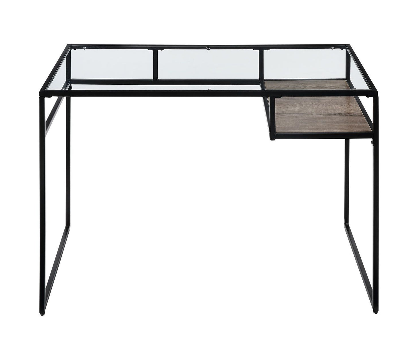 ACME Yasin Desk, Black & Glass 92580