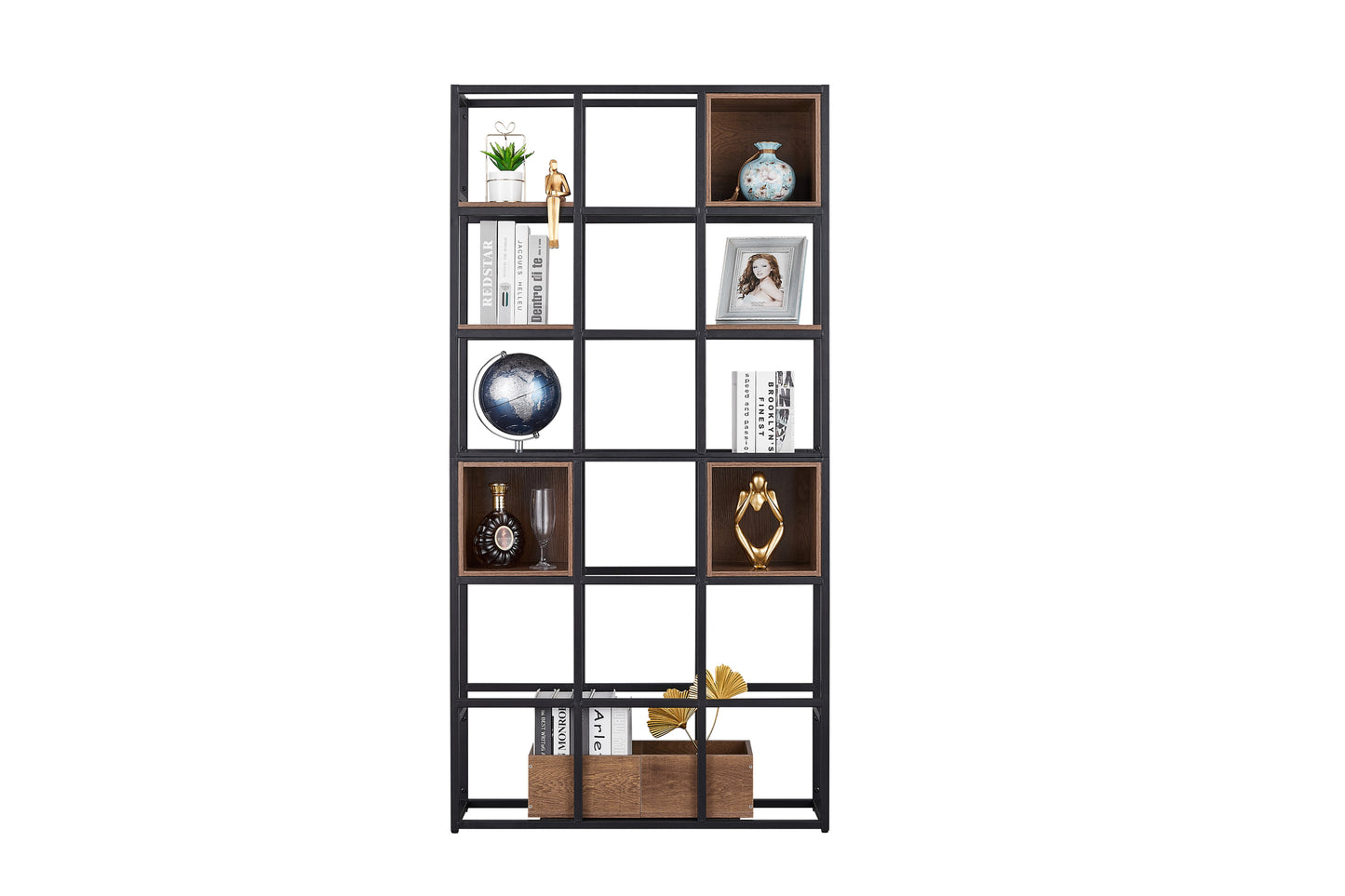 Bookshelf, screen shelf, creative decoration shelf