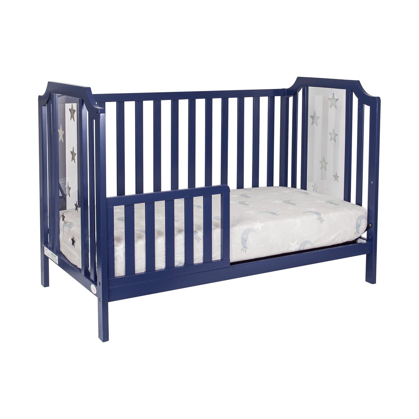 Celeste 3-in-1 Convertible Island Crib Navy Blue