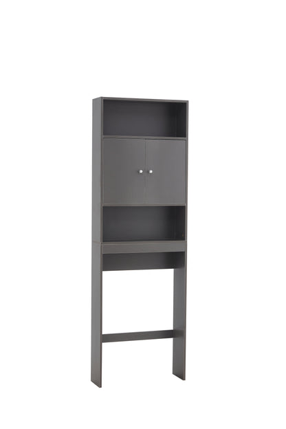 Tollilet storage cabinet grey