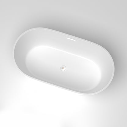 Acrylic Alcove Freestanding Soaking Bathtub-60‘’