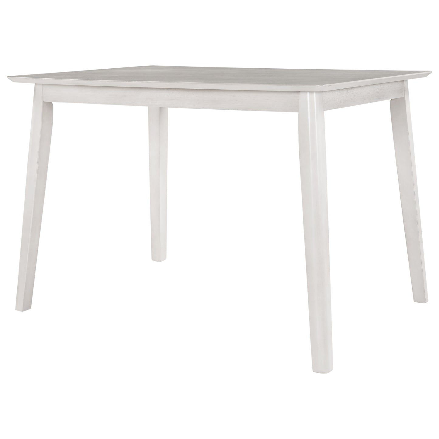 TOPMAX Farmhouse Rustic WoodKitchen Dining Table,Light Grey+White