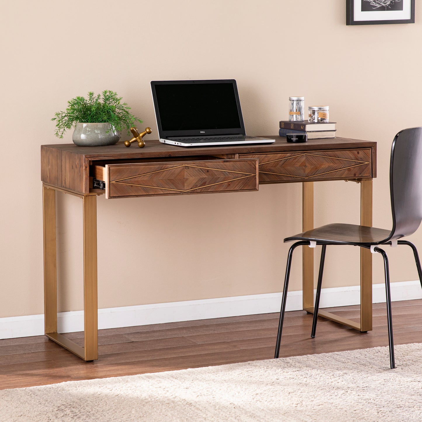 Astorland Reclaimed Wood Desk w/ Storage