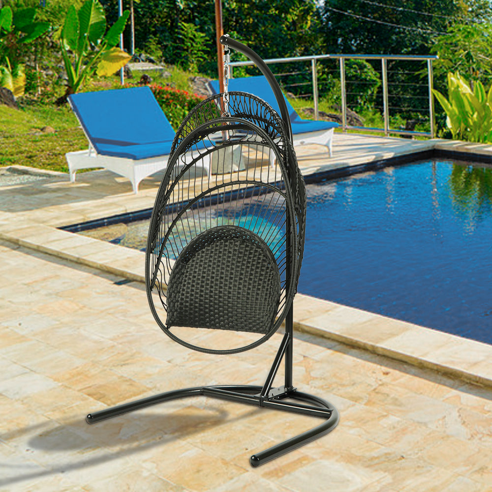 EGG SHAPE SWING CHAIR PATIO GRADEN HOME