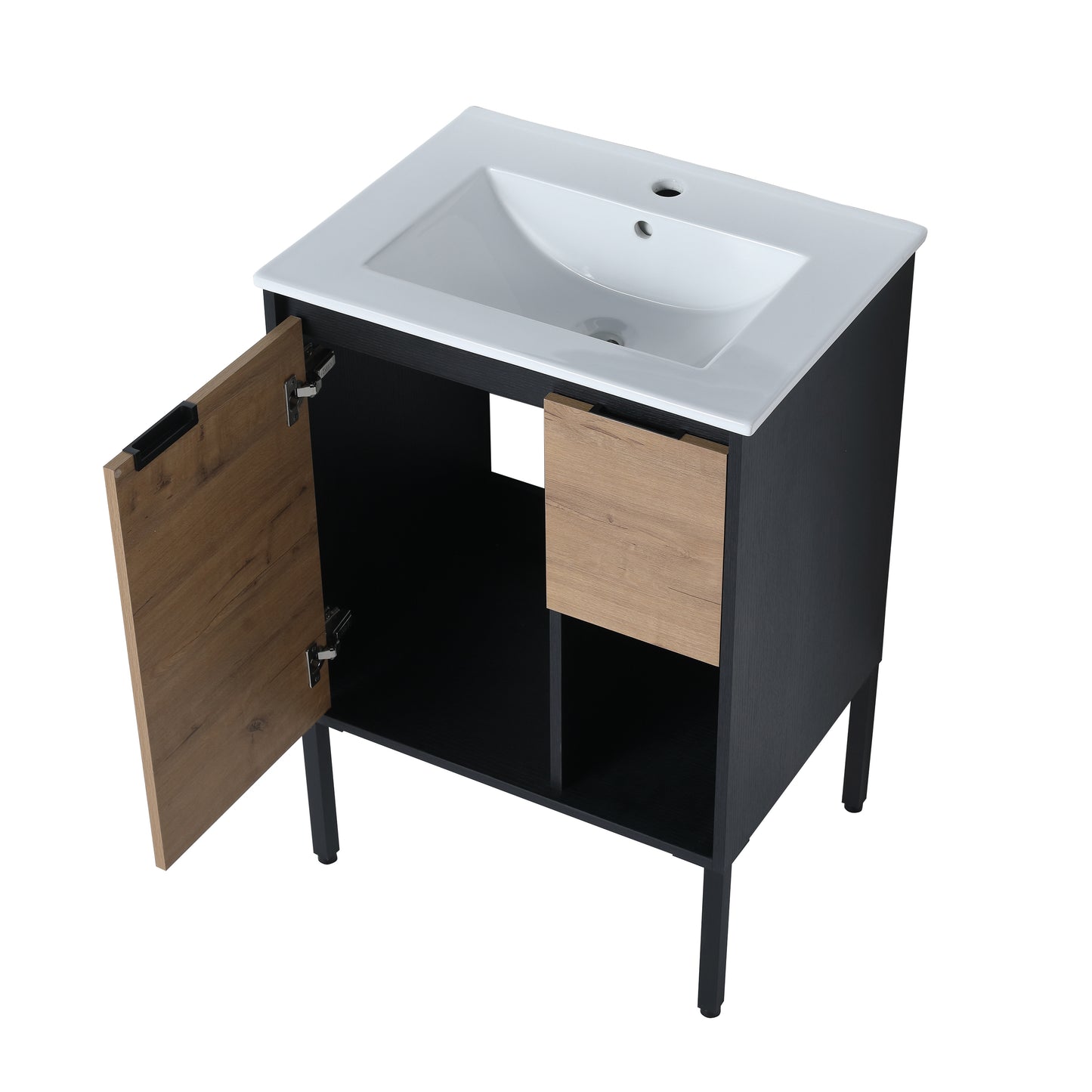 24 Inch Bathroom Vanity Ceramic Sink,24x18