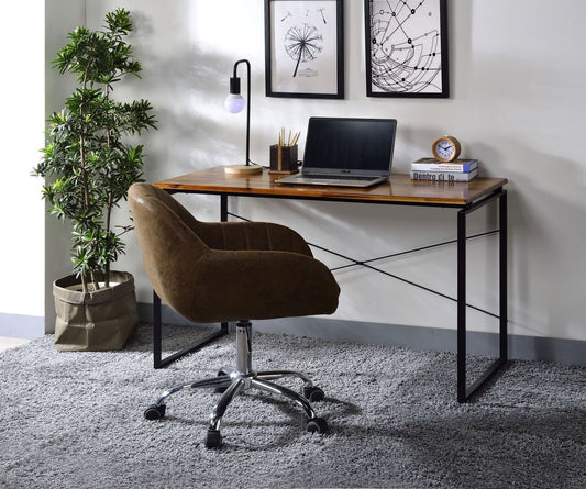 ACME Jurgen Desk, Oak & Black 92910