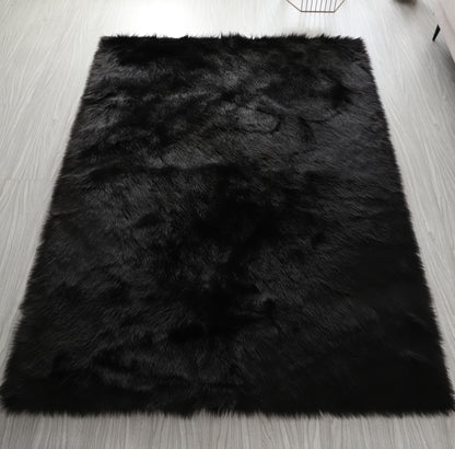 "Cozy Collection" Ultra Soft Fluffy Faux Fur Sheepskin Area Rug