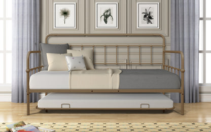 Metal Frame Daybed with trundle