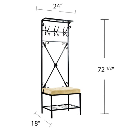 Dovanti Entryway Storage Rack / Bench Seat