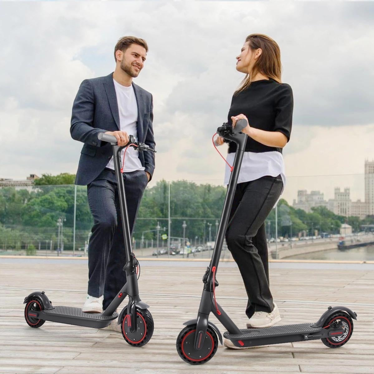 8.5Inch 350W Foldable Electric Scooter For Adult City Ride Commute Use E-scooter